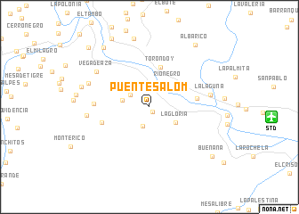 map of Puente Salom