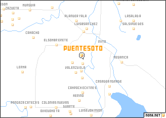 map of Puente Soto