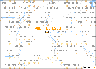 map of Puente Viesgo