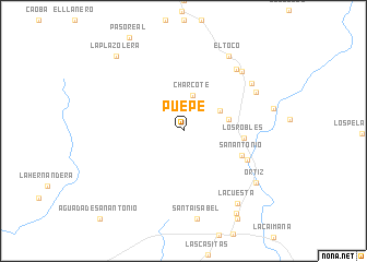 map of Puepe