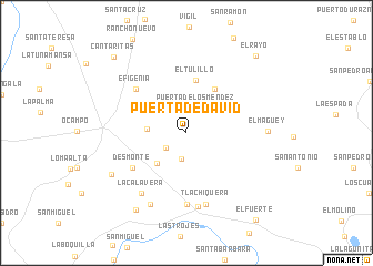 map of Puerta de David