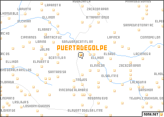 map of Puerta de Golpe