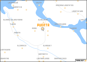 map of Puerta