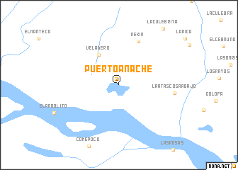 map of Puerto Anache