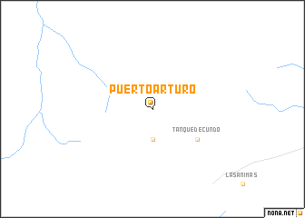 map of Puerto Arturo