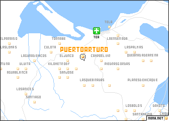 map of Puerto Arturo