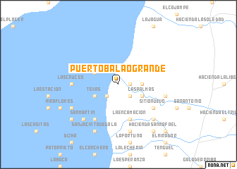 map of Puerto Balao Grande