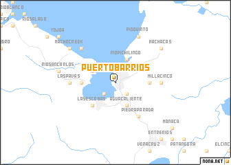 map of Puerto Barrios