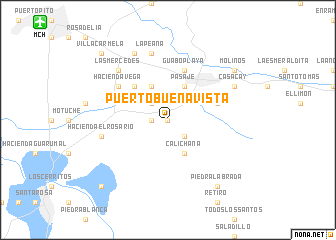 map of Puerto Buena Vista