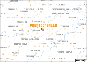 map of Puerto Caballo