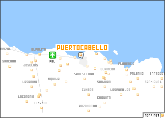 map of Puerto Cabello