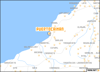 map of Puerto Caimán