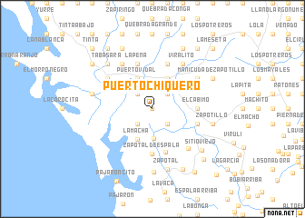 map of Puerto Chiquero