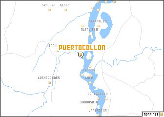 map of Puerto Collón