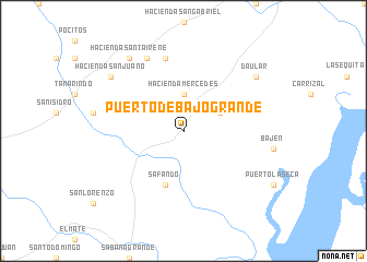 map of Puerto de Bajo Grande