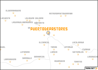 map of Puerto de Pastores