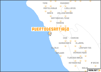 map of Puerto de Santiago