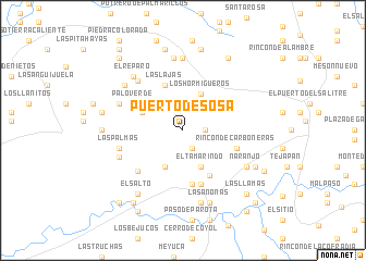 map of Puerto de Sosa