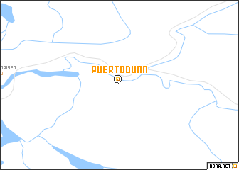 map of Puerto Dunn