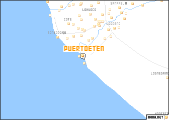 map of Puerto Eten