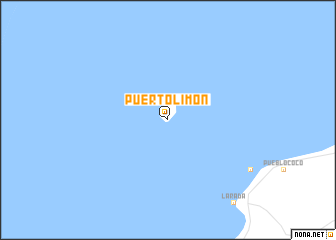 map of Puerto Limón