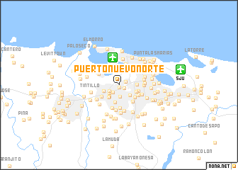 map of Puerto Nuevo Norte