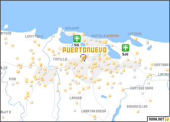 map of Puerto Nuevo