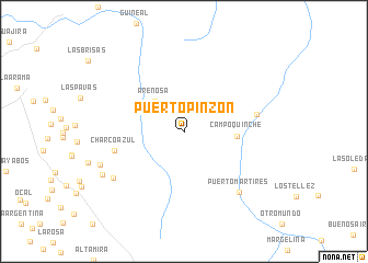 map of Puerto Pinzón