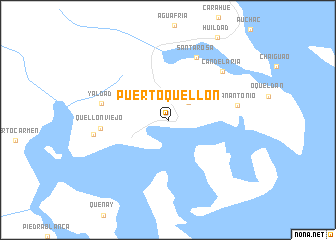 map of Puerto Quellón