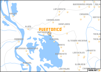 map of Puerto Rico