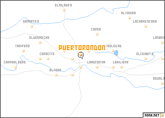 map of Puerto Rondón