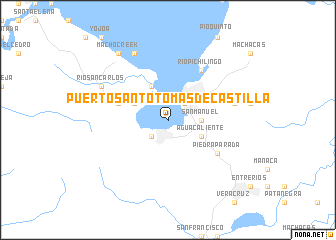 map of Puerto Santo Tomás de Castilla