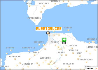 map of Puerto Sucre