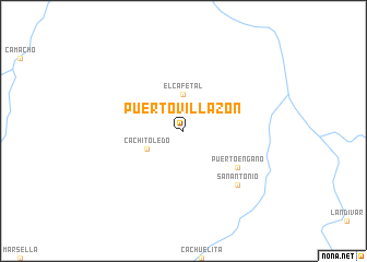 map of Puerto Villazón