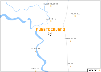 map of Puesto Cavero