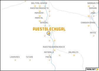 map of Puesto Lechugal