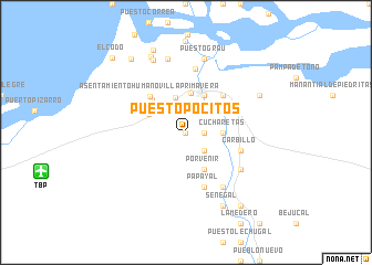 map of Puesto Pocitos