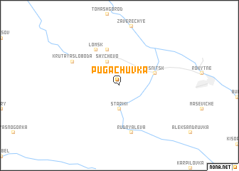 map of Pugachuvka