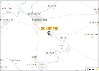 map of Puhăceni