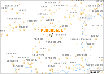 map of Puhŏng-gol