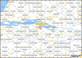 map of Pu-hsin