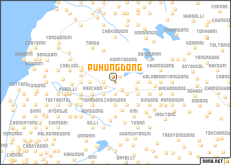 map of Puhŭng-dong