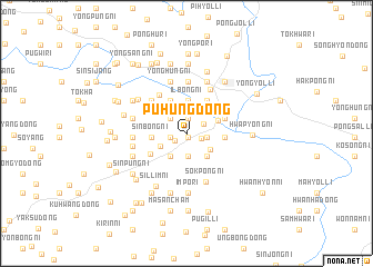 map of Puhŭng-dong
