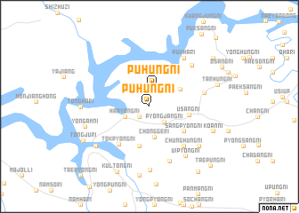 map of Puhŭng-ni