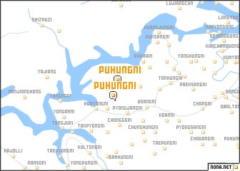 map of Puhŭng-ni