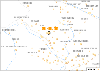 map of Puhuwŏn