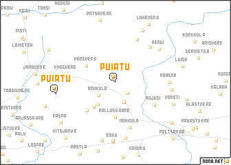 map of Puiatu