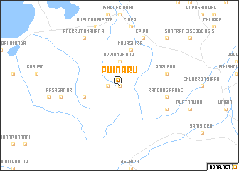 map of Puinaru