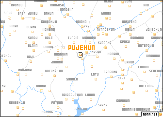 map of Pujehun