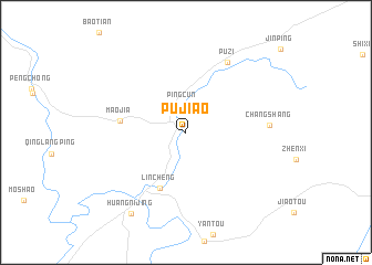 map of Pujiao